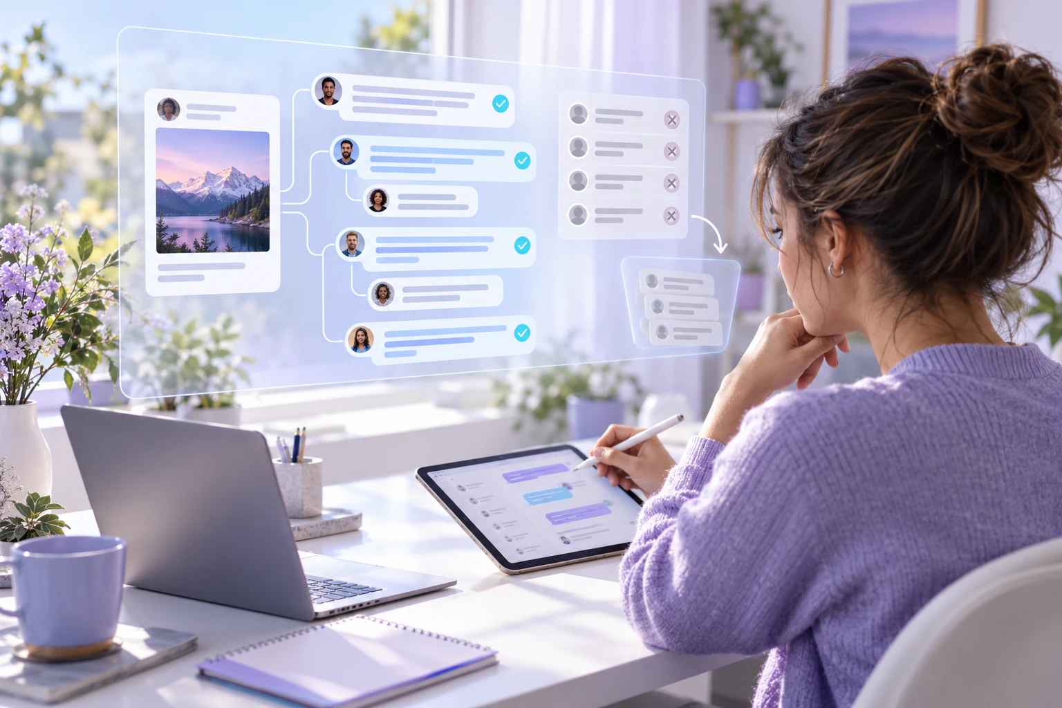 Brand team reviewing Instagram comment relevance and reply quality