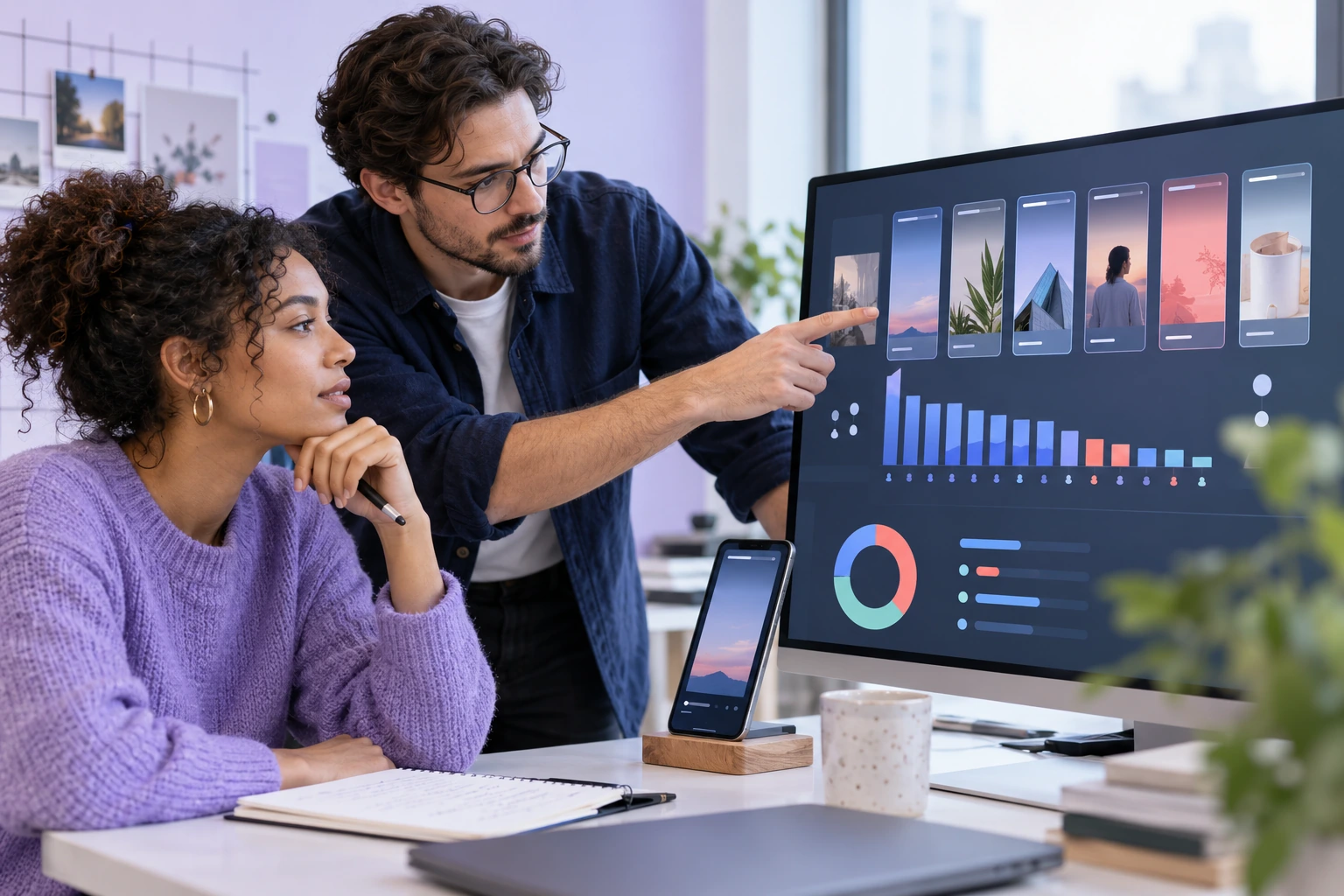 Social media team diagnosing a decline in Instagram Story views with a sequence dashboard